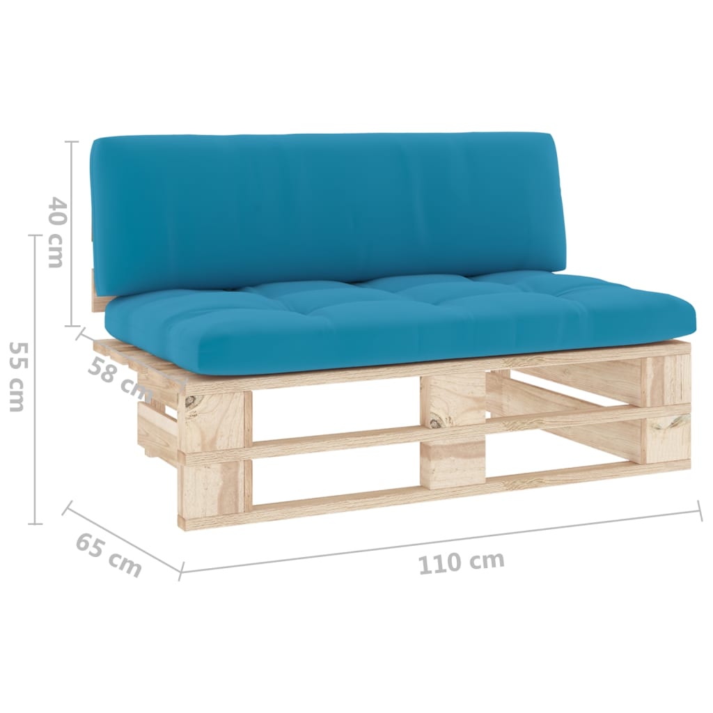 Tuinmiddenbank pallet geïmpregneerd grenenhout is nu te koop bij PeponiXL, paradijselijk wonen!