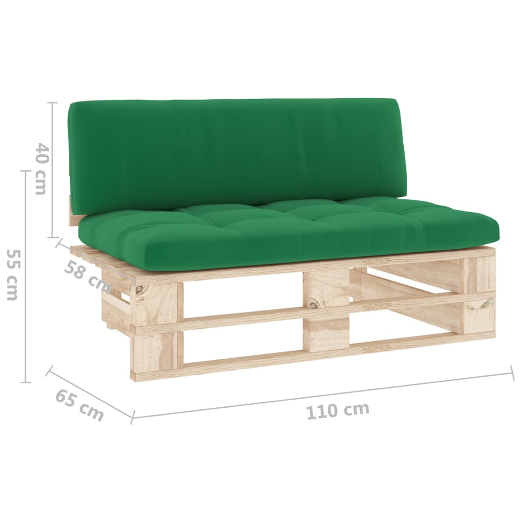 Tuinmiddenbank pallet geïmpregneerd grenenhout is nu te koop bij PeponiXL, paradijselijk wonen!