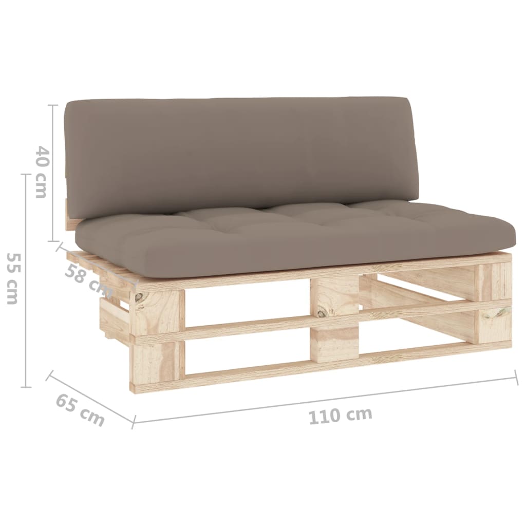 Tuinmiddenbank pallet geïmpregneerd grenenhout is nu te koop bij PeponiXL, paradijselijk wonen!