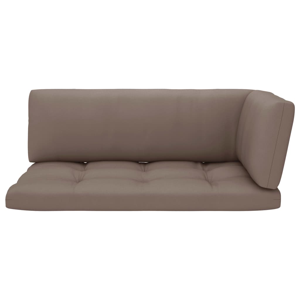 Tweezitsbank pallet met kussens zwart geïmpregneerd grenenhout is nu te koop bij PeponiXL, paradijselijk wonen!