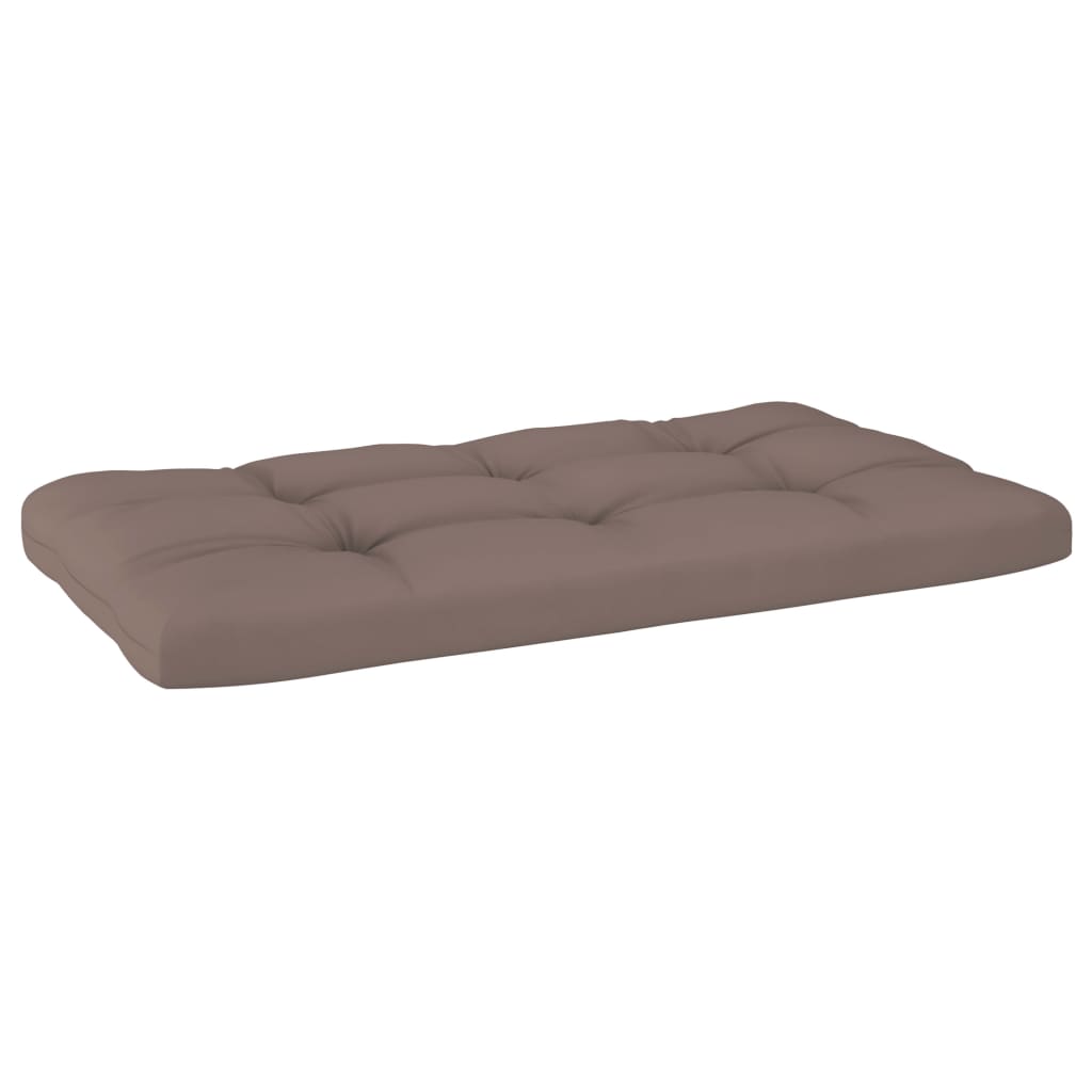 Tweezitsbank pallet met kussens honingbruin geïmpregneerd hout