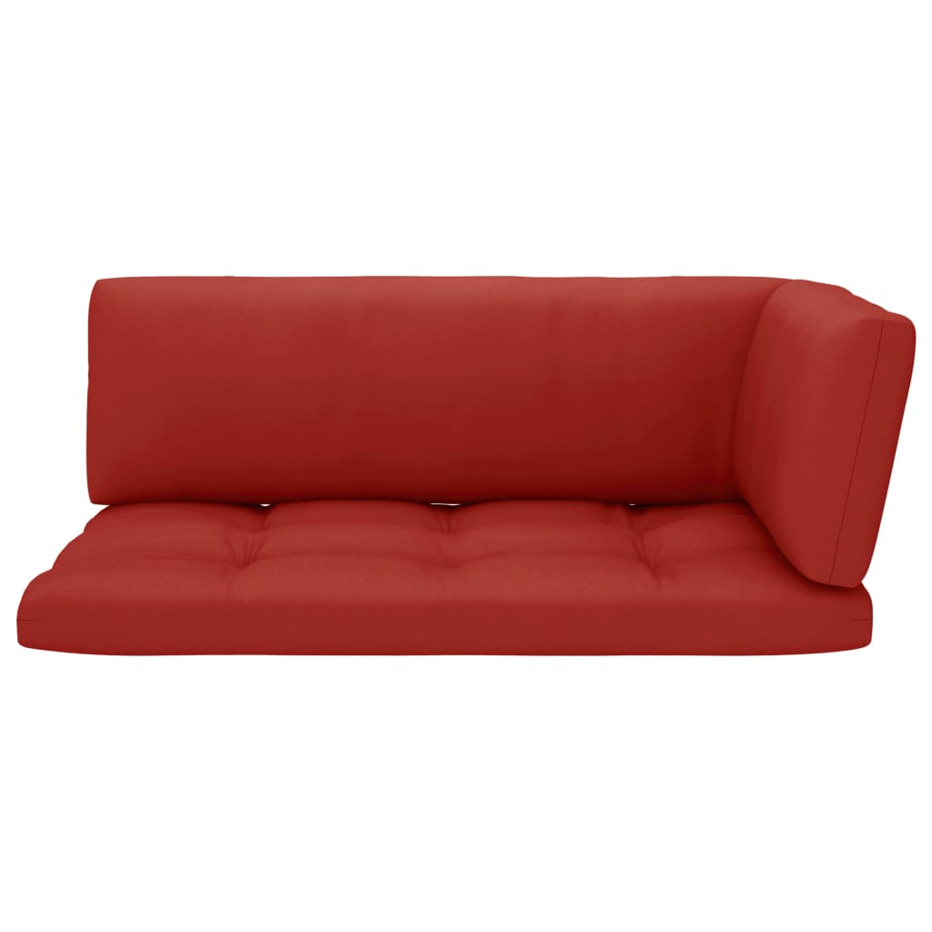 4-delige Loungeset pallet met kussens zwart geïmpregneerd hout is nu te koop bij PeponiXL, paradijselijk wonen!