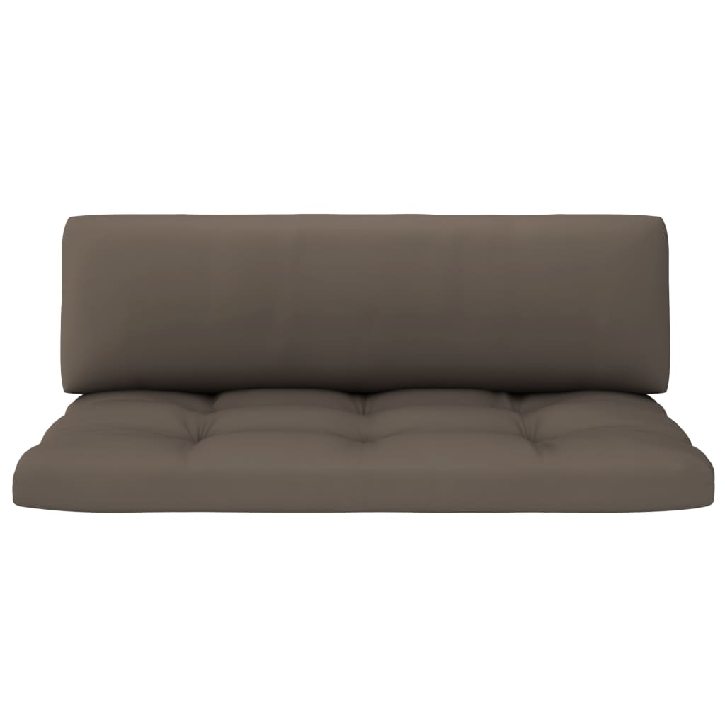 4-delige Loungeset pallet met kussens zwart geïmpregneerd hout is nu te koop bij PeponiXL, paradijselijk wonen!