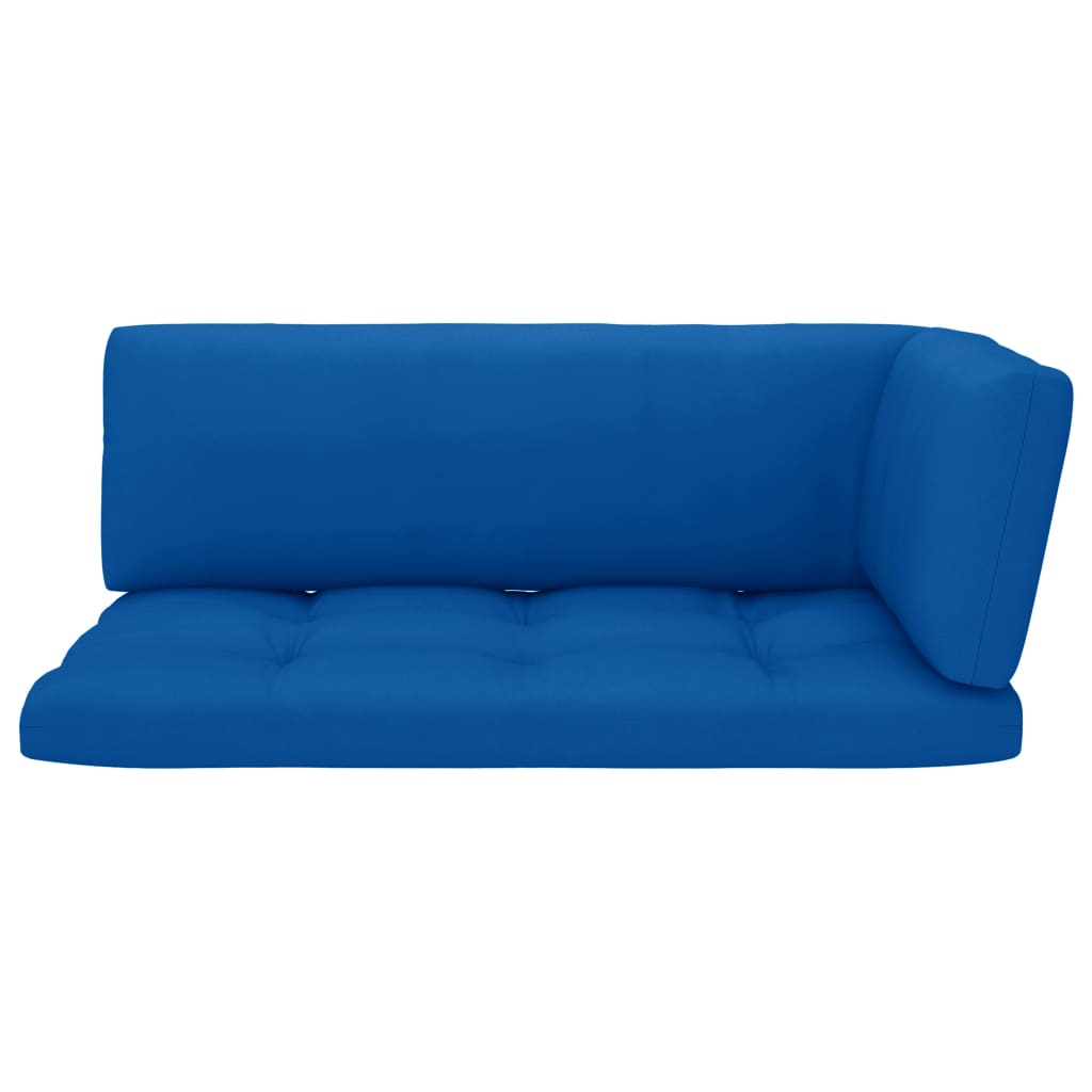 4-delige Loungeset pallet met kussens zwart geïmpregneerd hout is nu te koop bij PeponiXL, paradijselijk wonen!
