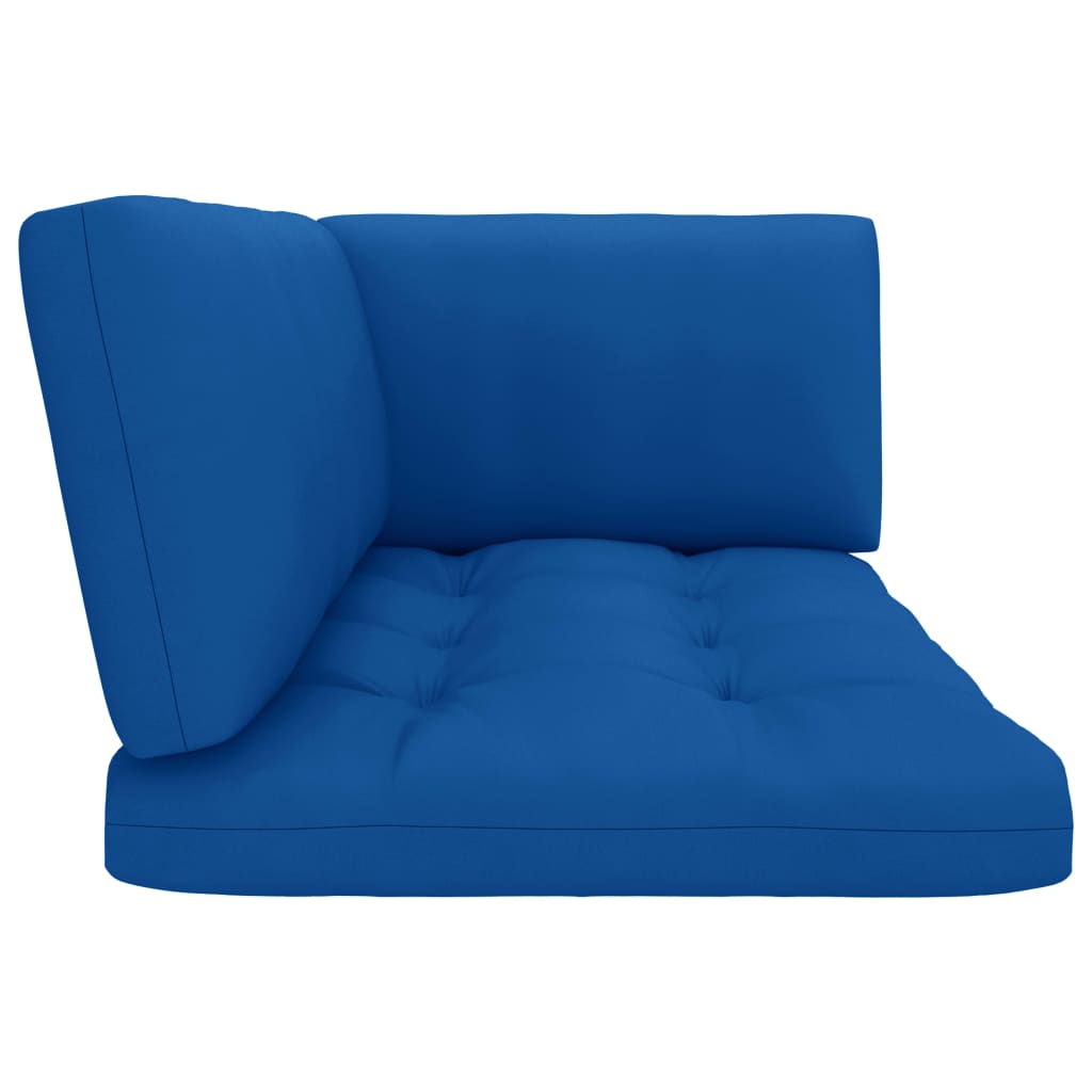 4-delige Loungeset pallet met kussens zwart geïmpregneerd hout is nu te koop bij PeponiXL, paradijselijk wonen!