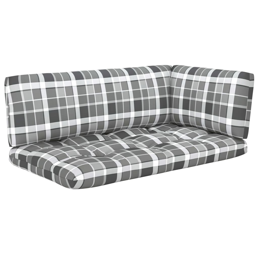 4-delige Loungeset pallet met kussens zwart geïmpregneerd hout is nu te koop bij PeponiXL, paradijselijk wonen!