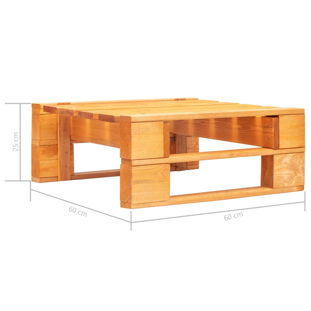 4-delige Loungeset pallet honingbruin geïmpregneerd grenenhout is nu te koop bij PeponiXL, paradijselijk wonen!