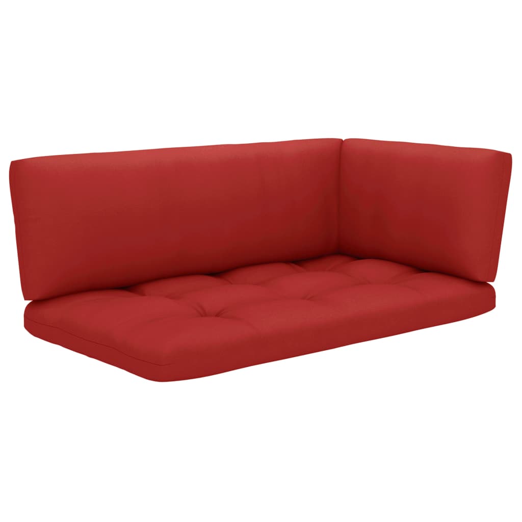 4-delige Loungeset pallet met kussens geïmpregneerd grenenhout is nu te koop bij PeponiXL, paradijselijk wonen!