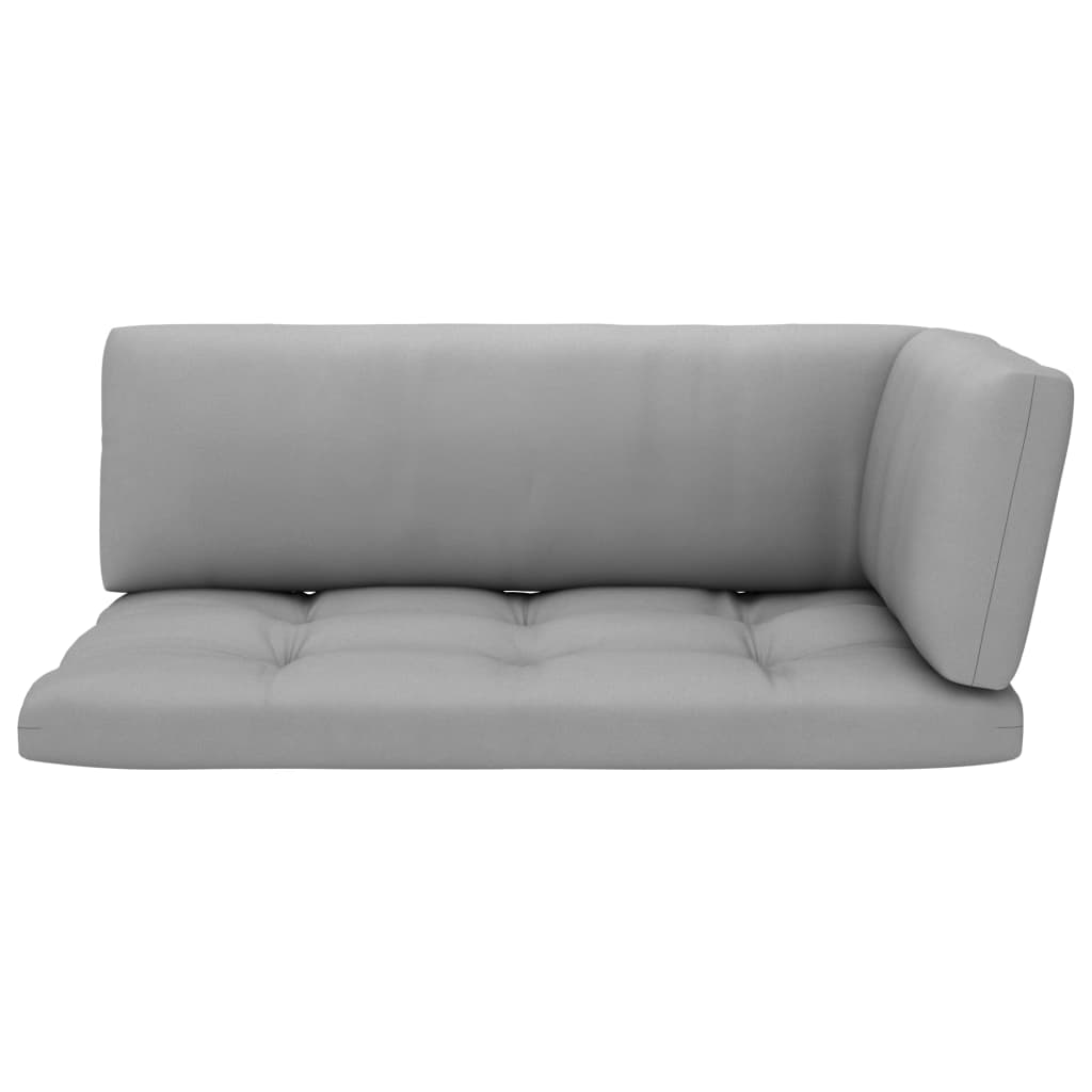 6-delige Loungeset pallet met kussens wit geïmpregneerd hout is nu te koop bij PeponiXL, paradijselijk wonen!