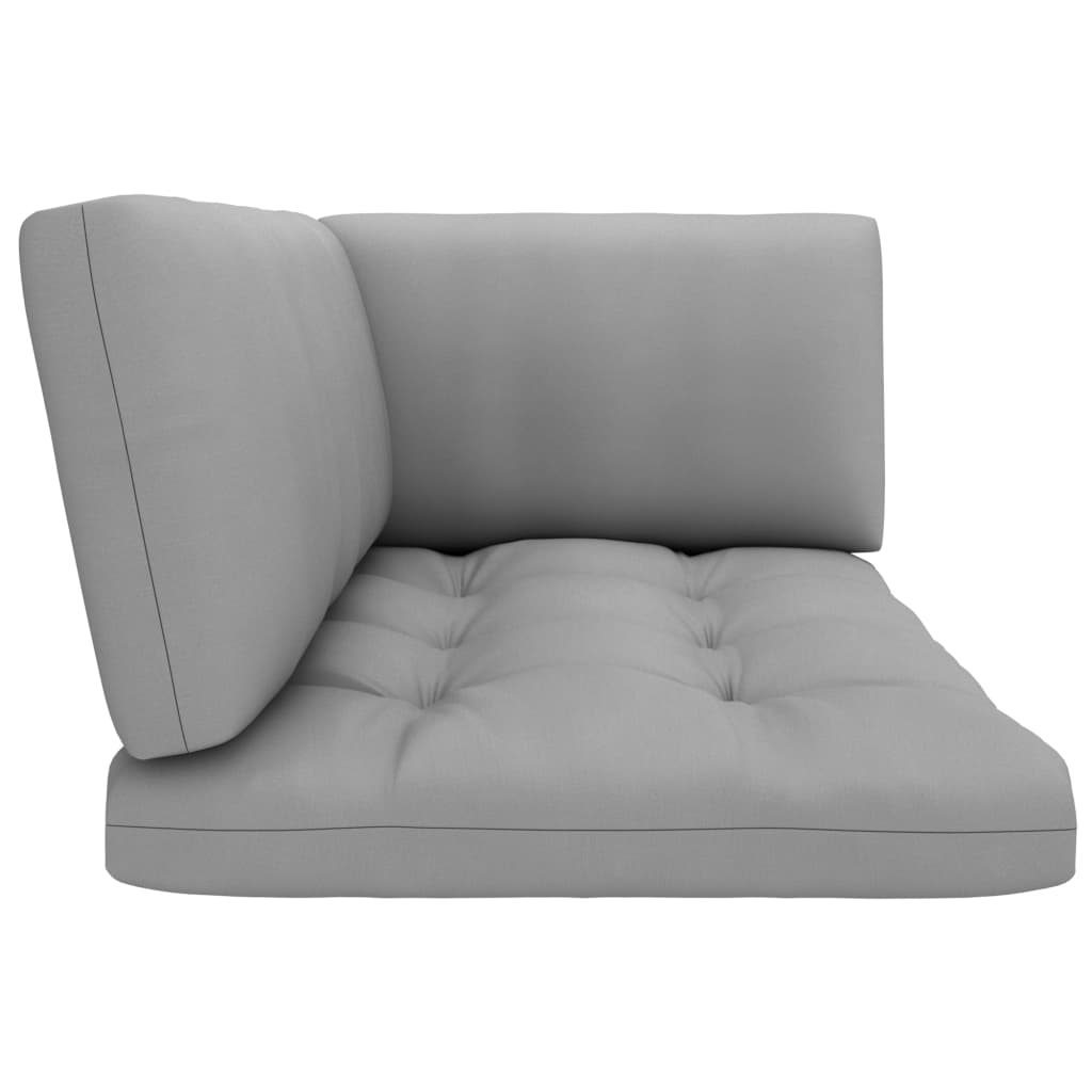 6-delige Loungeset pallet met kussens wit geïmpregneerd hout is nu te koop bij PeponiXL, paradijselijk wonen!