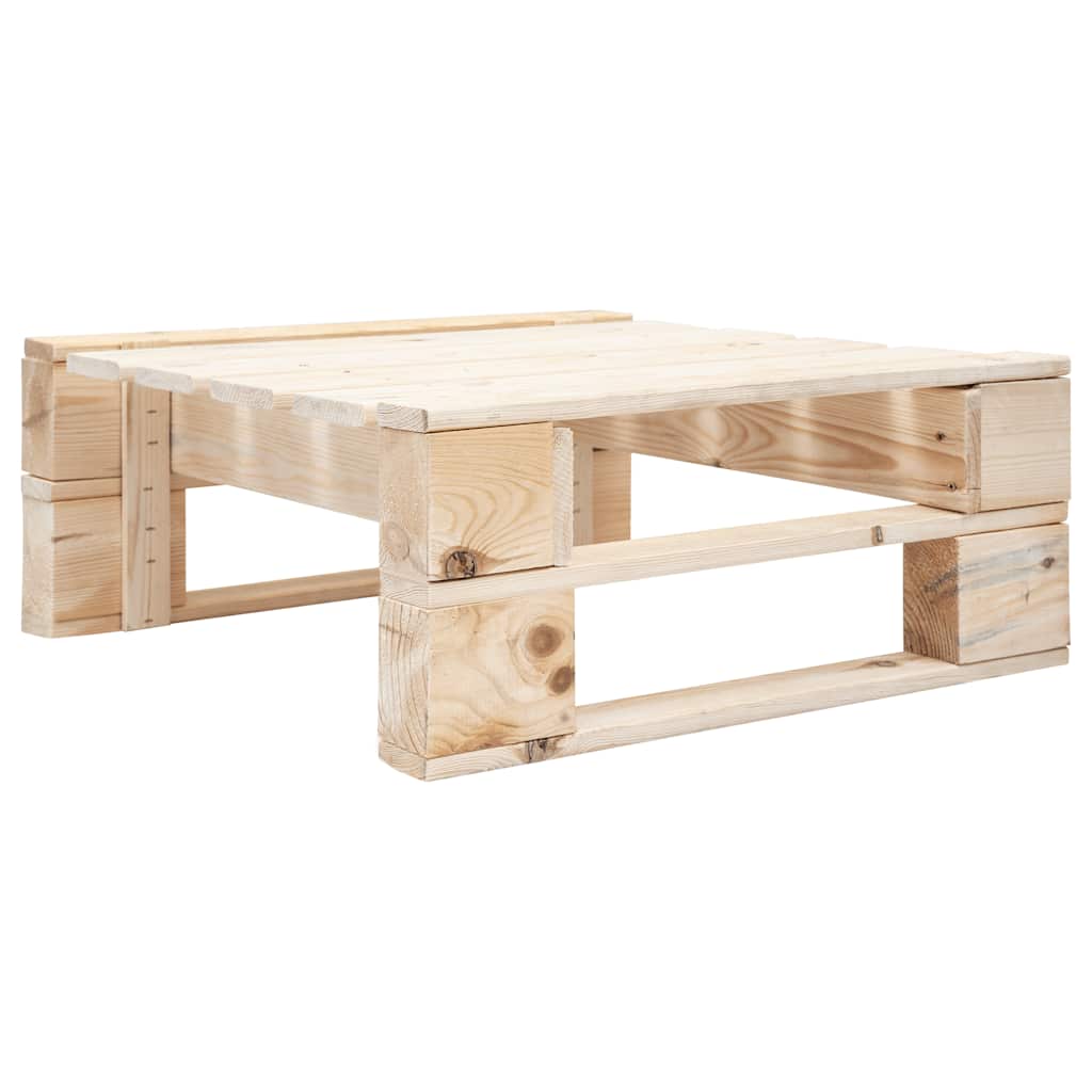 6-delige Loungeset pallet met kussens geïmpregneerd grenenhout
