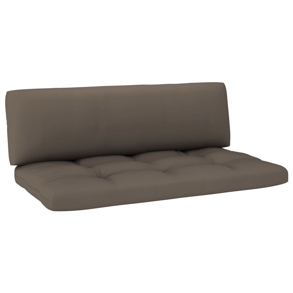 6-delige Loungeset pallet met kussens geïmpregneerd grenenhout