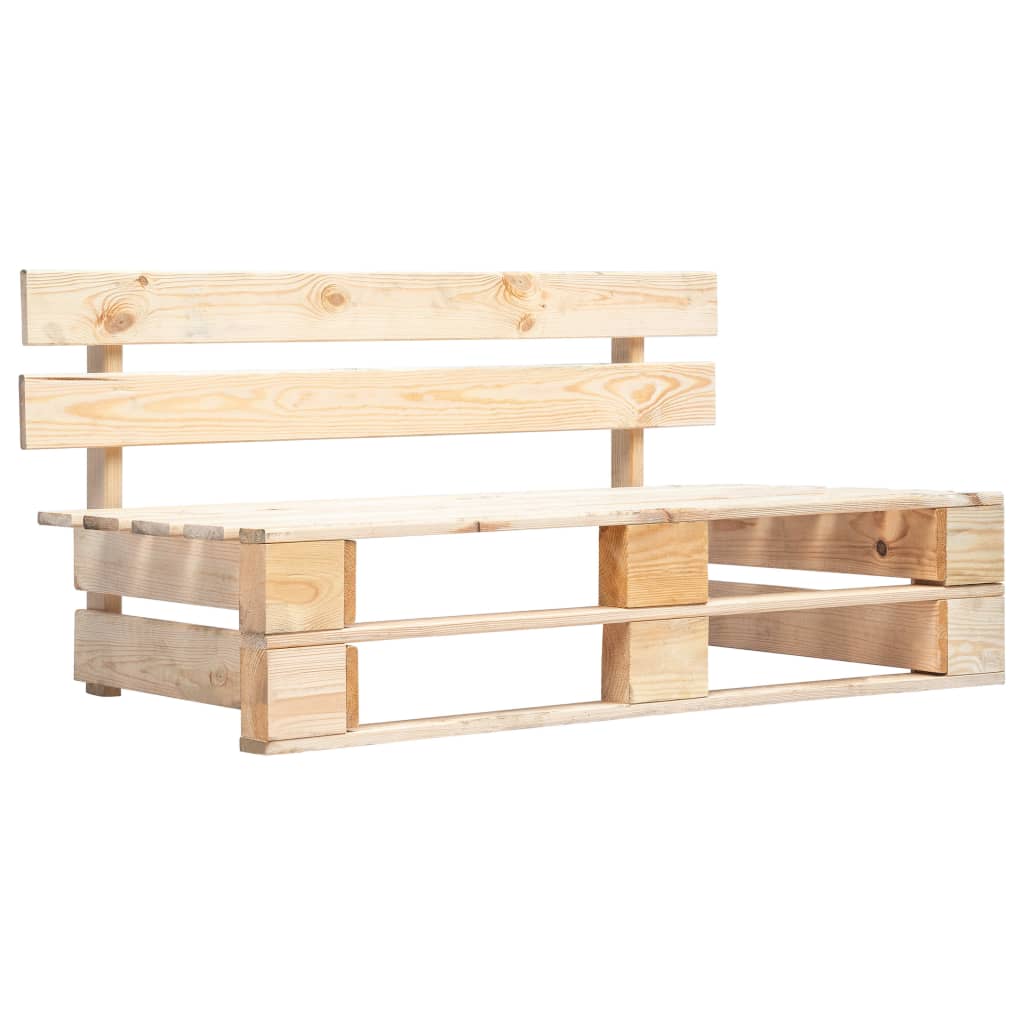 6-delige Loungeset pallet met kussens geïmpregneerd grenenhout