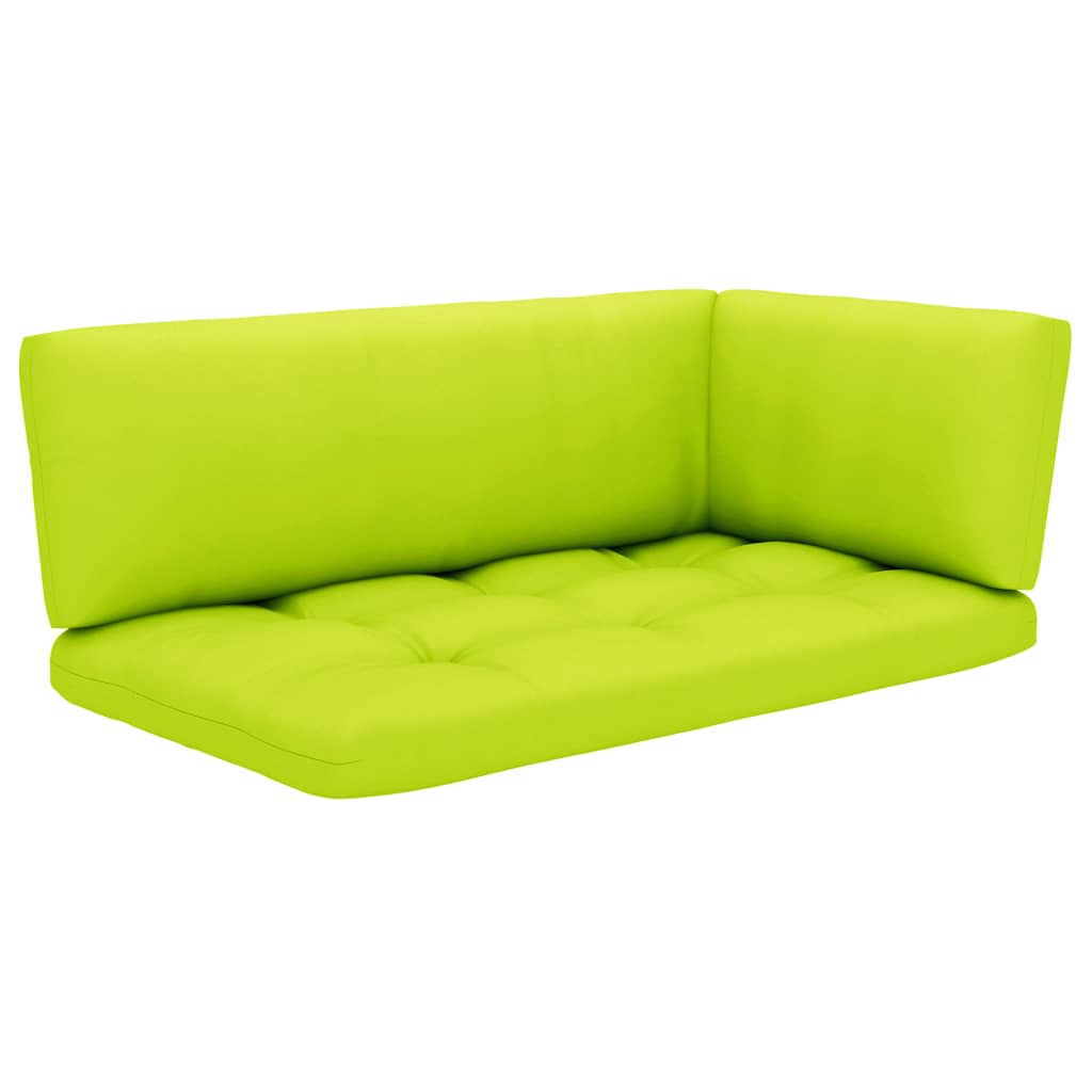 6-delige Loungeset pallet met kussens geïmpregneerd grenenhout