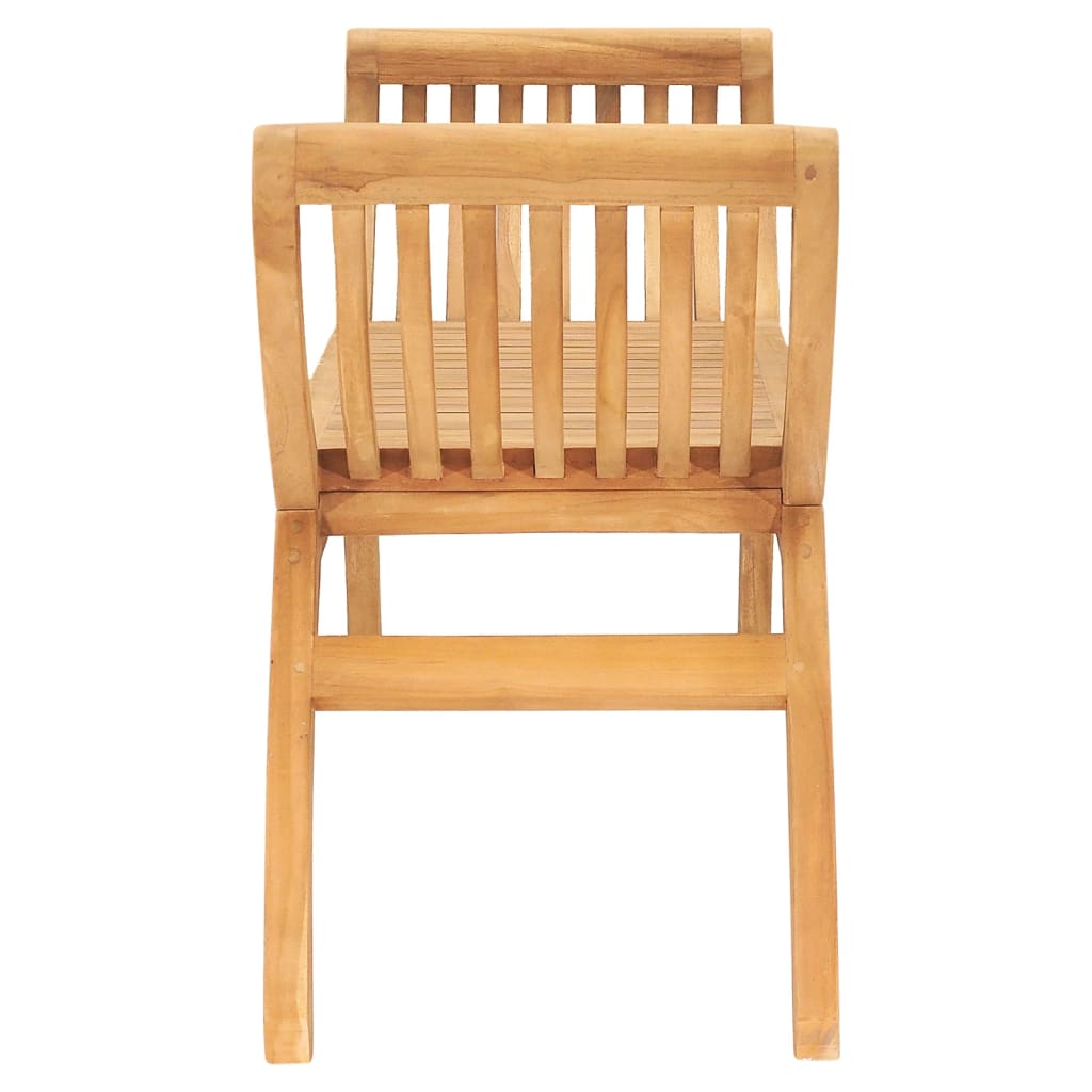 Tuinbank 126 cm massief teakhout is nu te koop bij PeponiXL, paradijselijk wonen!