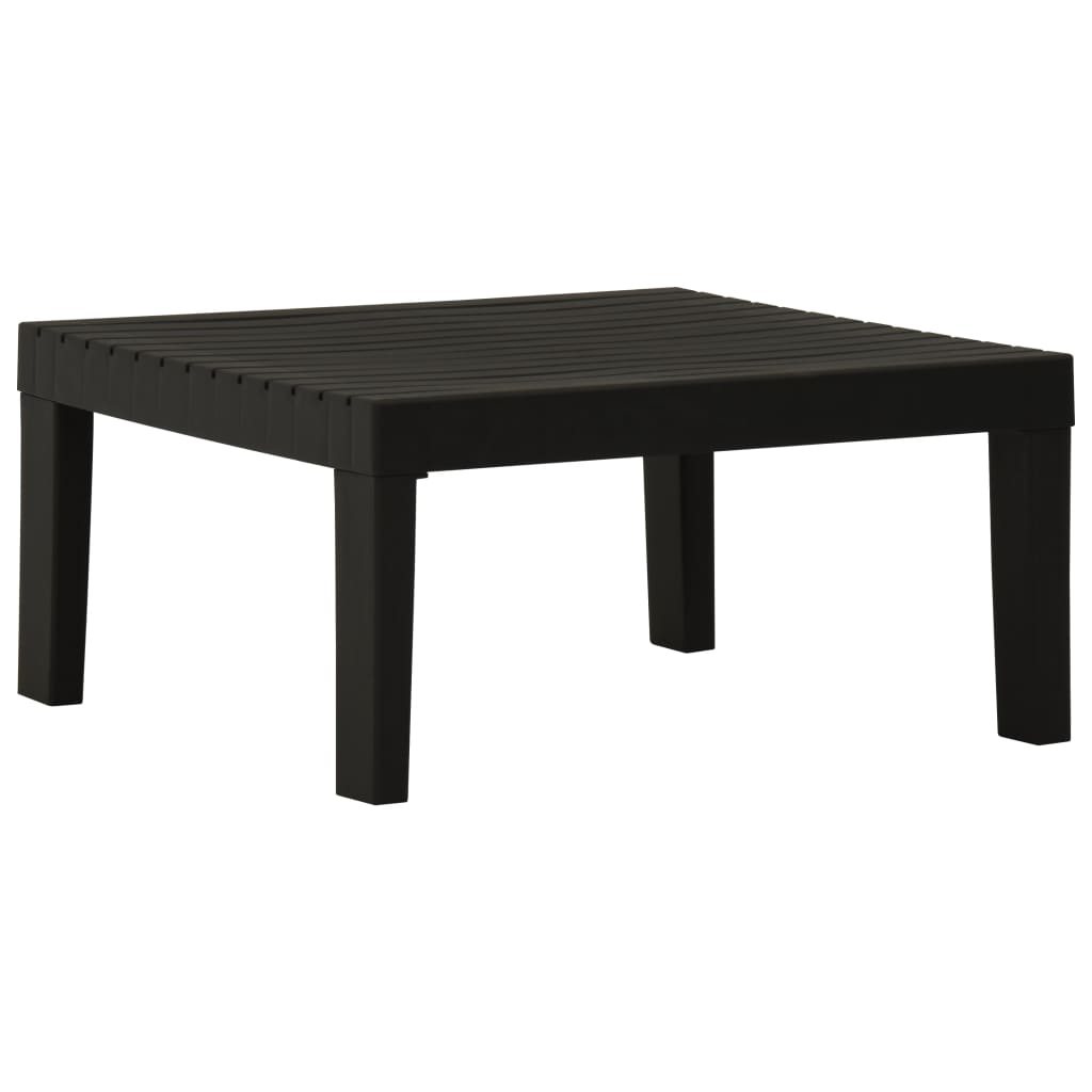 Loungetafel kunststof grijs is nu te koop bij PeponiXL, paradijselijk wonen!