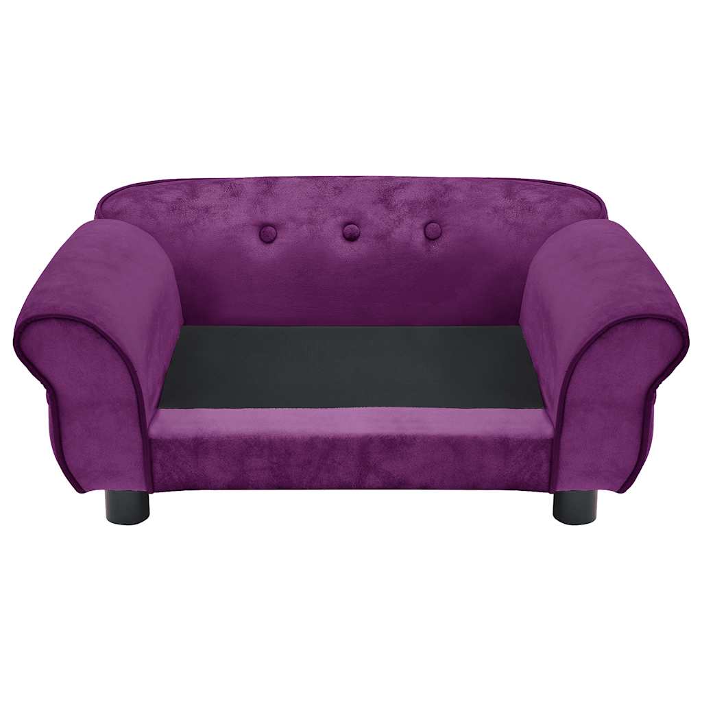 Hondenbank 72x45x30 cm pluche bordeauxrood is nu te koop bij PeponiXL, paradijselijk wonen!