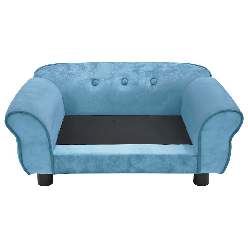Hondenbank 72x45x30 cm pluche turquoise is nu te koop bij PeponiXL, paradijselijk wonen!