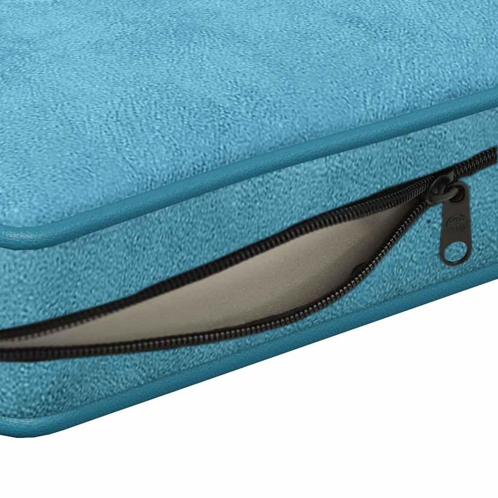Hondenbank 72x45x30 cm pluche turquoise is nu te koop bij PeponiXL, paradijselijk wonen!