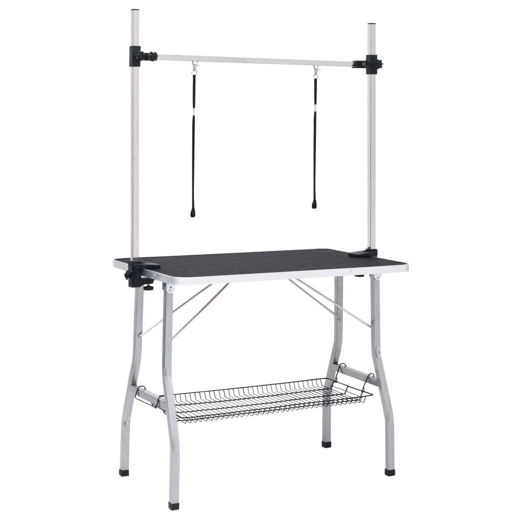 Hondentrimtafel verstelbaar met 2 lussen en opbergschap is nu te koop bij PeponiXL, paradijselijk wonen!