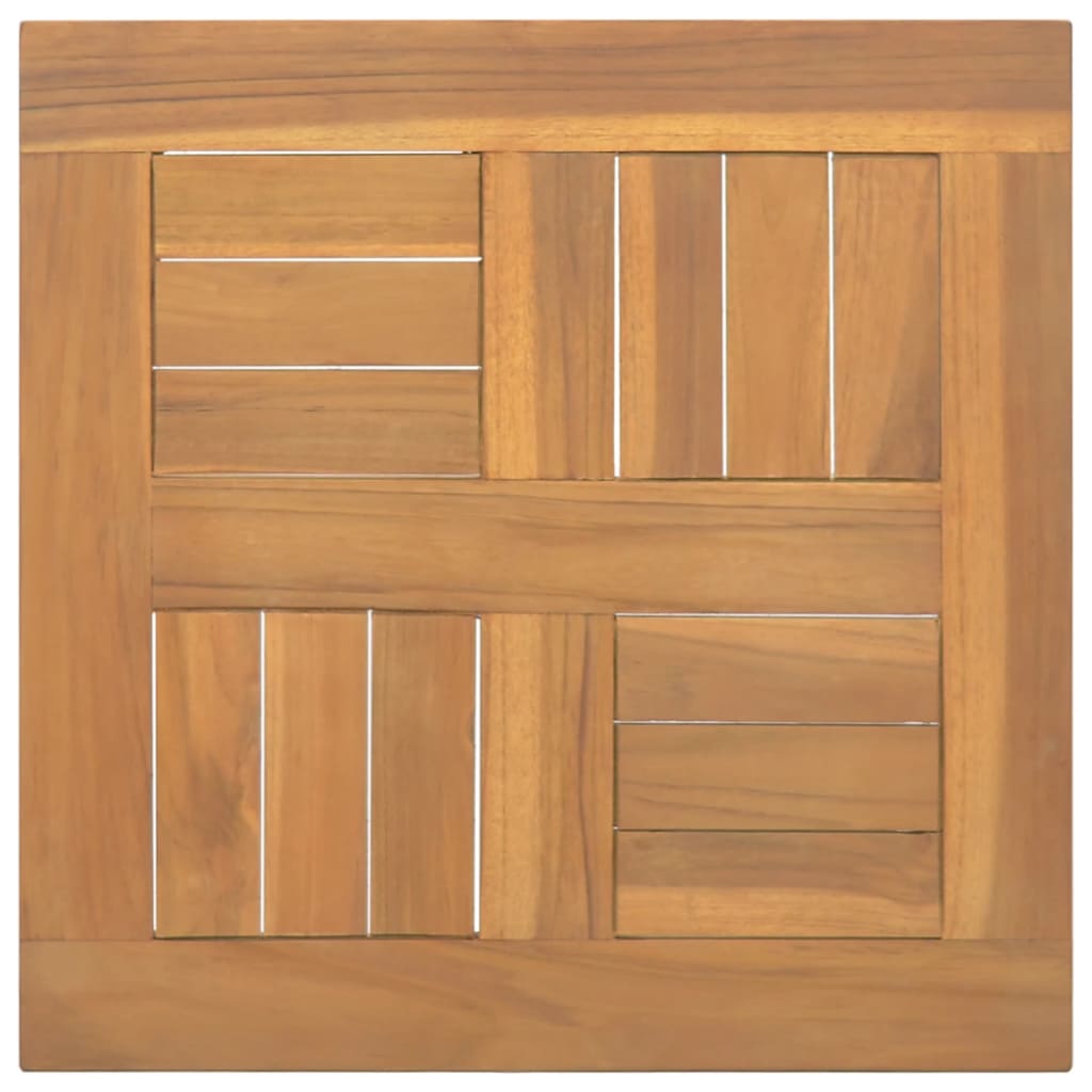 Tafelblad vierkant 40x40x2,5 cm massief teakhout is nu te koop bij PeponiXL, paradijselijk wonen!