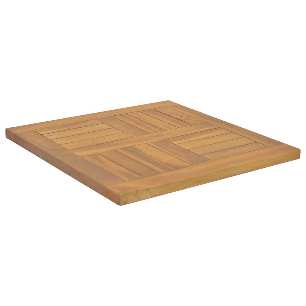 Tafelblad vierkant 50x50x2,5 cm massief teakhout is nu te koop bij PeponiXL, paradijselijk wonen!