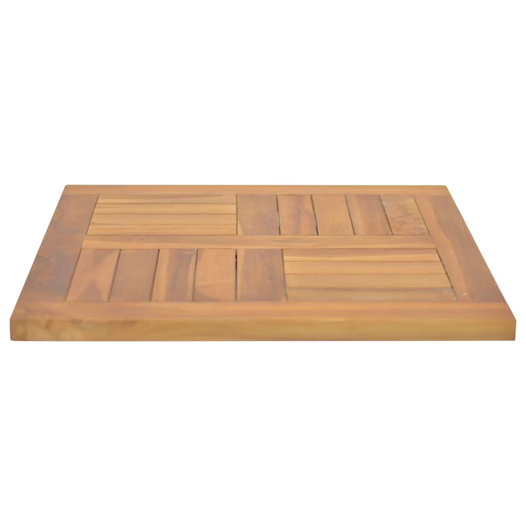 Tafelblad vierkant 50x50x2,5 cm massief teakhout is nu te koop bij PeponiXL, paradijselijk wonen!