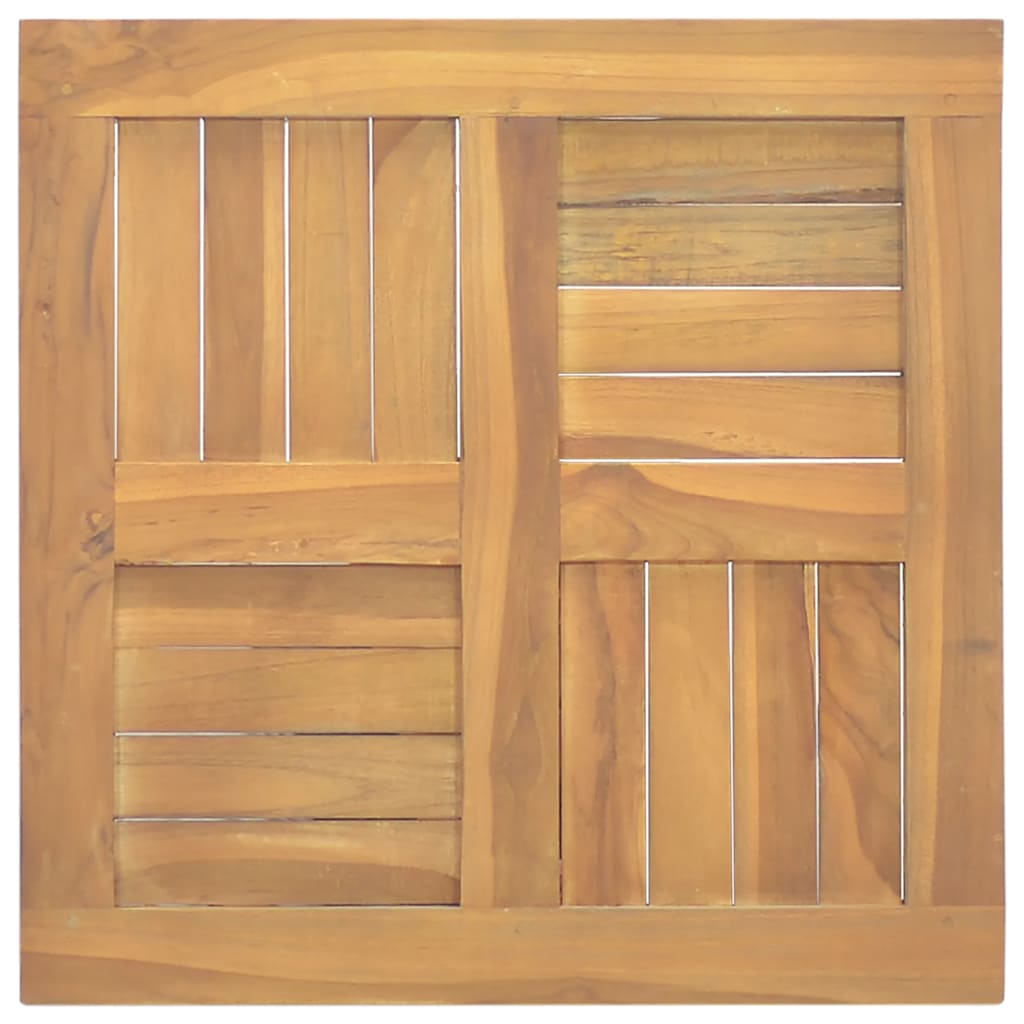 Tafelblad vierkant 50x50x2,5 cm massief teakhout is nu te koop bij PeponiXL, paradijselijk wonen!
