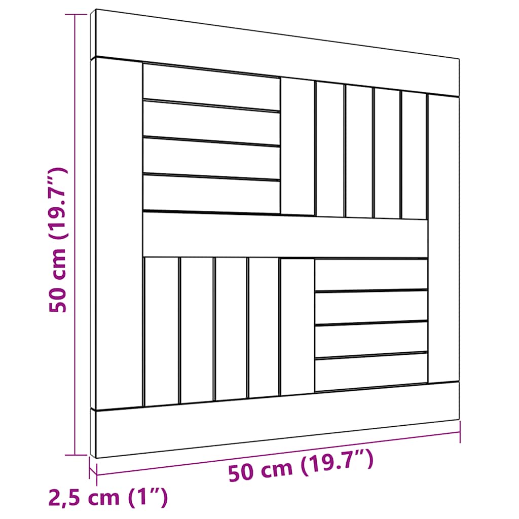 Tafelblad vierkant 50x50x2,5 cm massief teakhout is nu te koop bij PeponiXL, paradijselijk wonen!