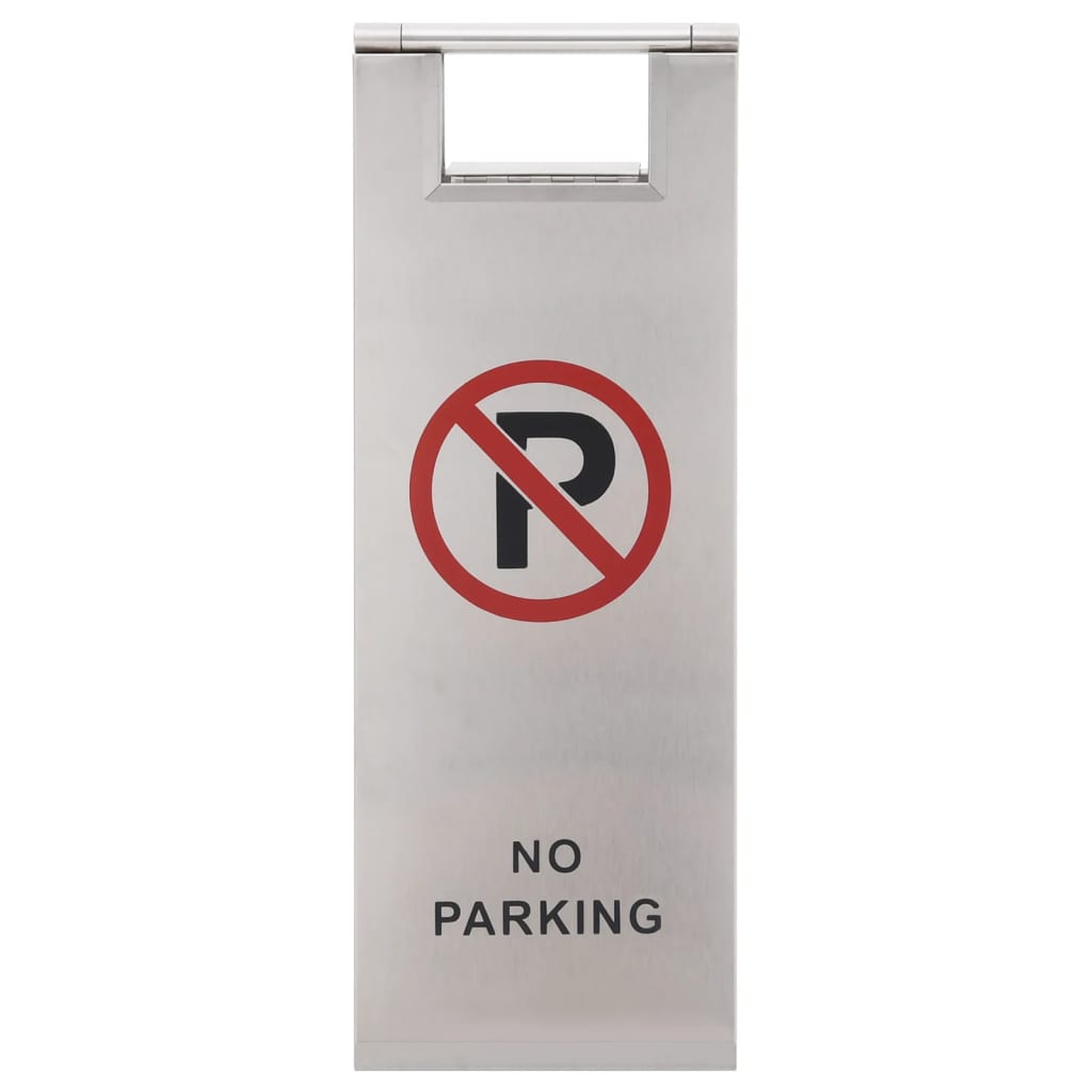 Waarschuwingsbord niet parkeren inklapbaar roestvrij staal is nu te koop bij PeponiXL, paradijselijk wonen!