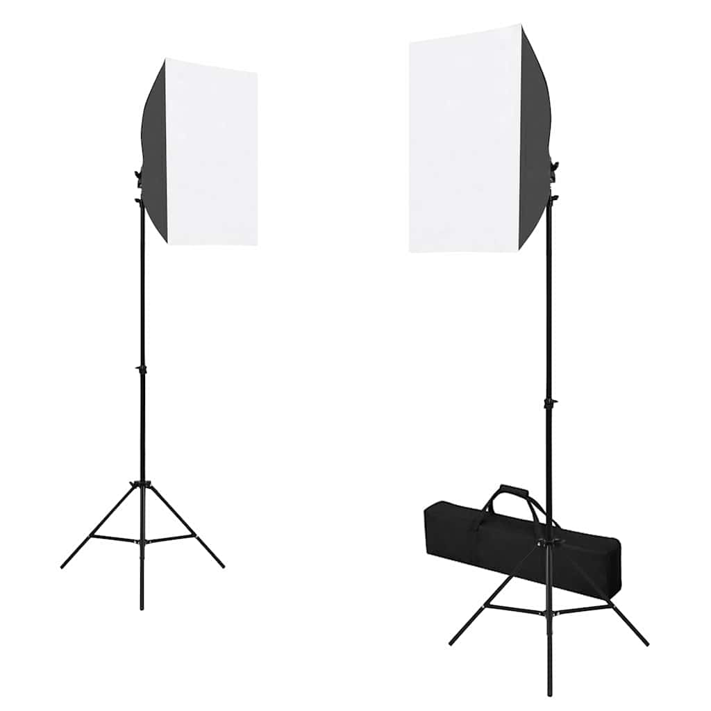 Fotostudioset met softboxlampen, achtergrond en reflector is nu te koop bij PeponiXL, paradijselijk wonen!