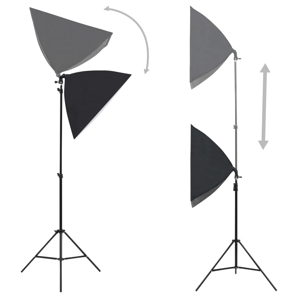 Fotostudioset met softboxlampen, achtergrond en reflector is nu te koop bij PeponiXL, paradijselijk wonen!
