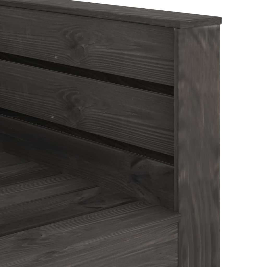 2-delige Loungeset pallet geïmpregneerd grenenhout grijs is nu te koop bij PeponiXL, paradijselijk wonen!