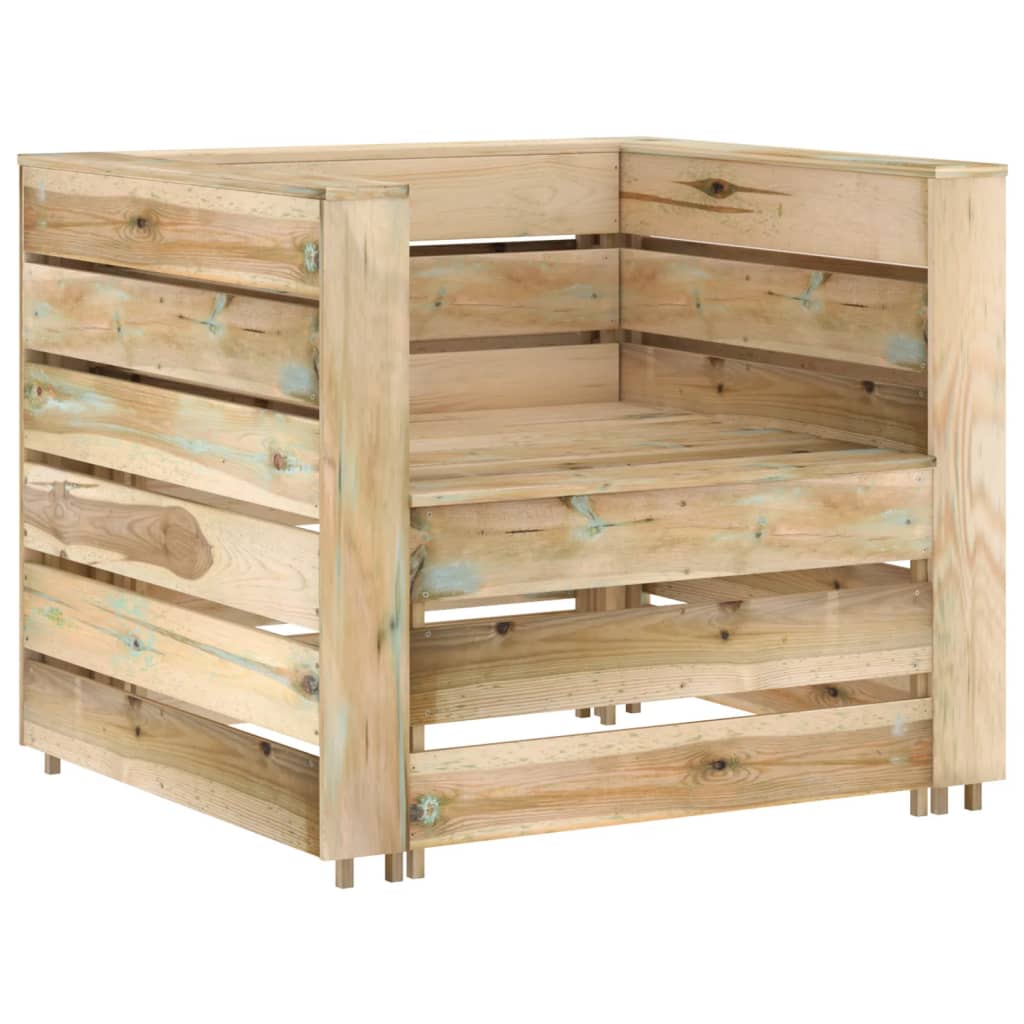 2-delige Loungeset pallet geïmpregneerd grenenhout is nu te koop bij PeponiXL, paradijselijk wonen!