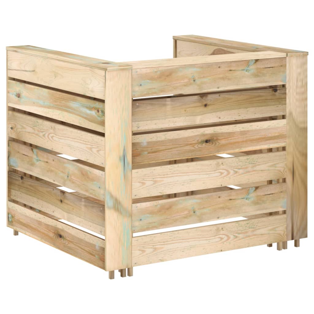 2-delige Loungeset pallet geïmpregneerd grenenhout is nu te koop bij PeponiXL, paradijselijk wonen!