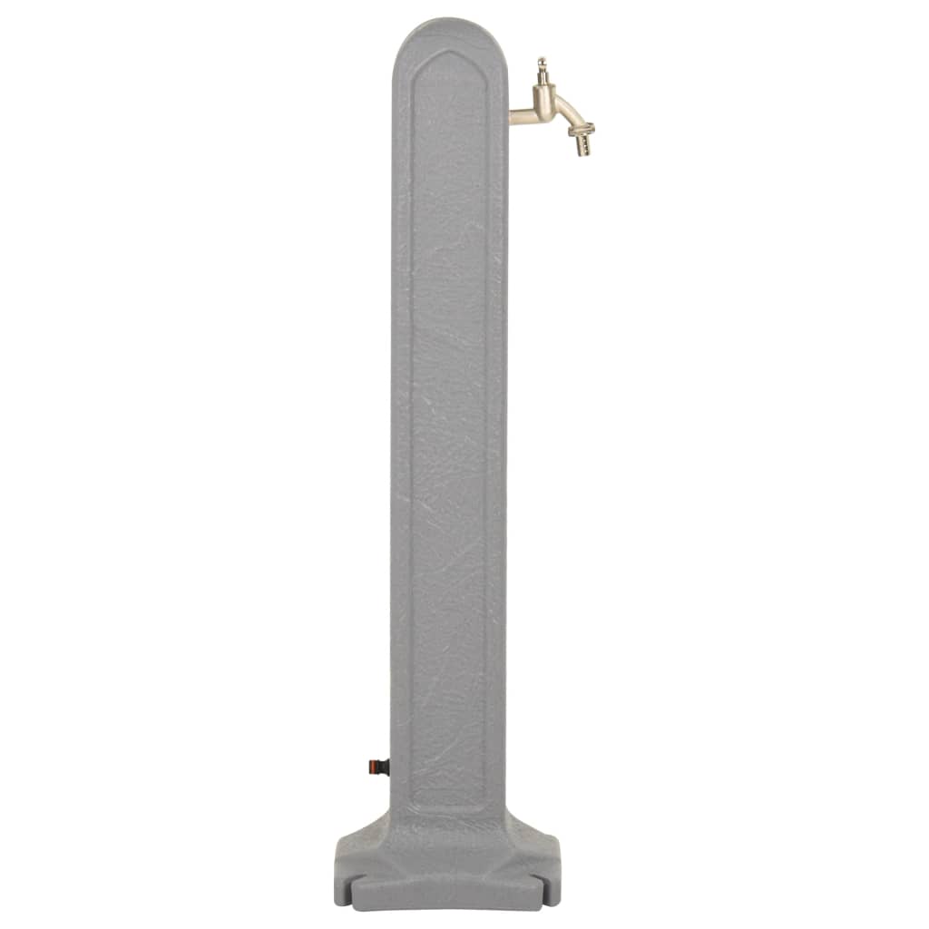 Waterzuil met kraan steen-look lichtgrijs is nu te koop bij PeponiXL, paradijselijk wonen!