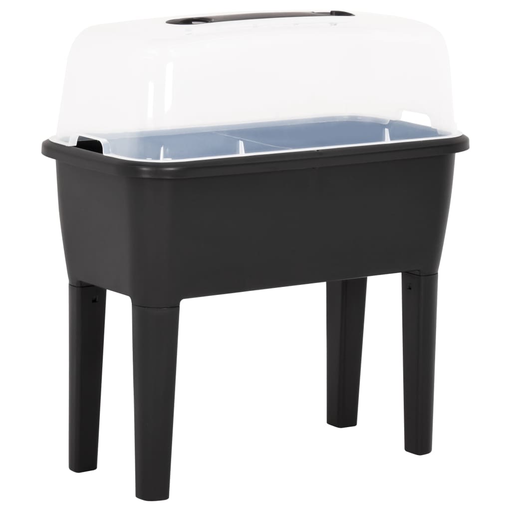 Plantenbak verhoogd 77x38,7x82 cm PP is nu te koop bij PeponiXL, paradijselijk wonen!