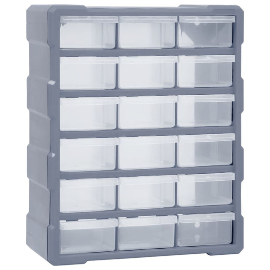 Organiser met 18 medium lades 38x16x47 cm is nu te koop bij PeponiXL, paradijselijk wonen!