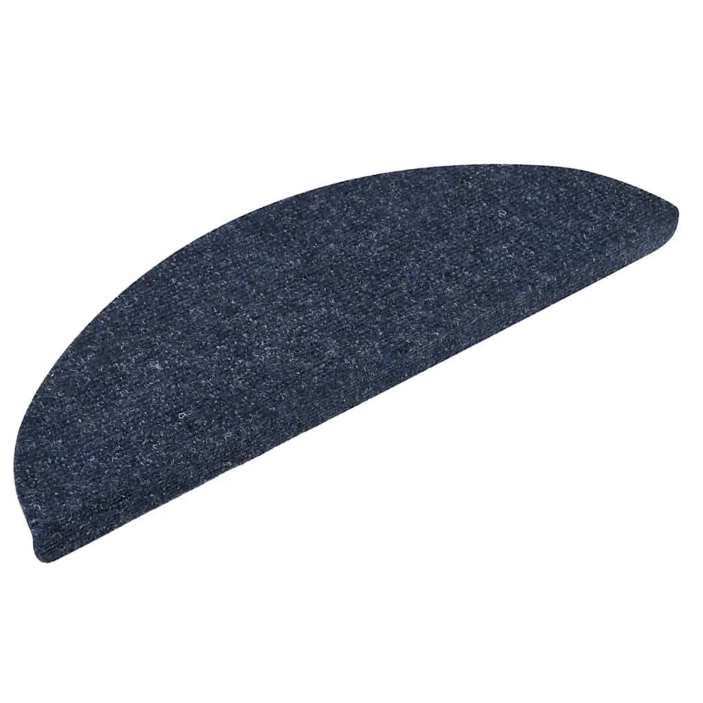 Trapmatten Zelfklevend 5 stuks 56x17x3 cm Blauw Halfrond is nu te koop bij PeponiXL, paradijselijk wonen!