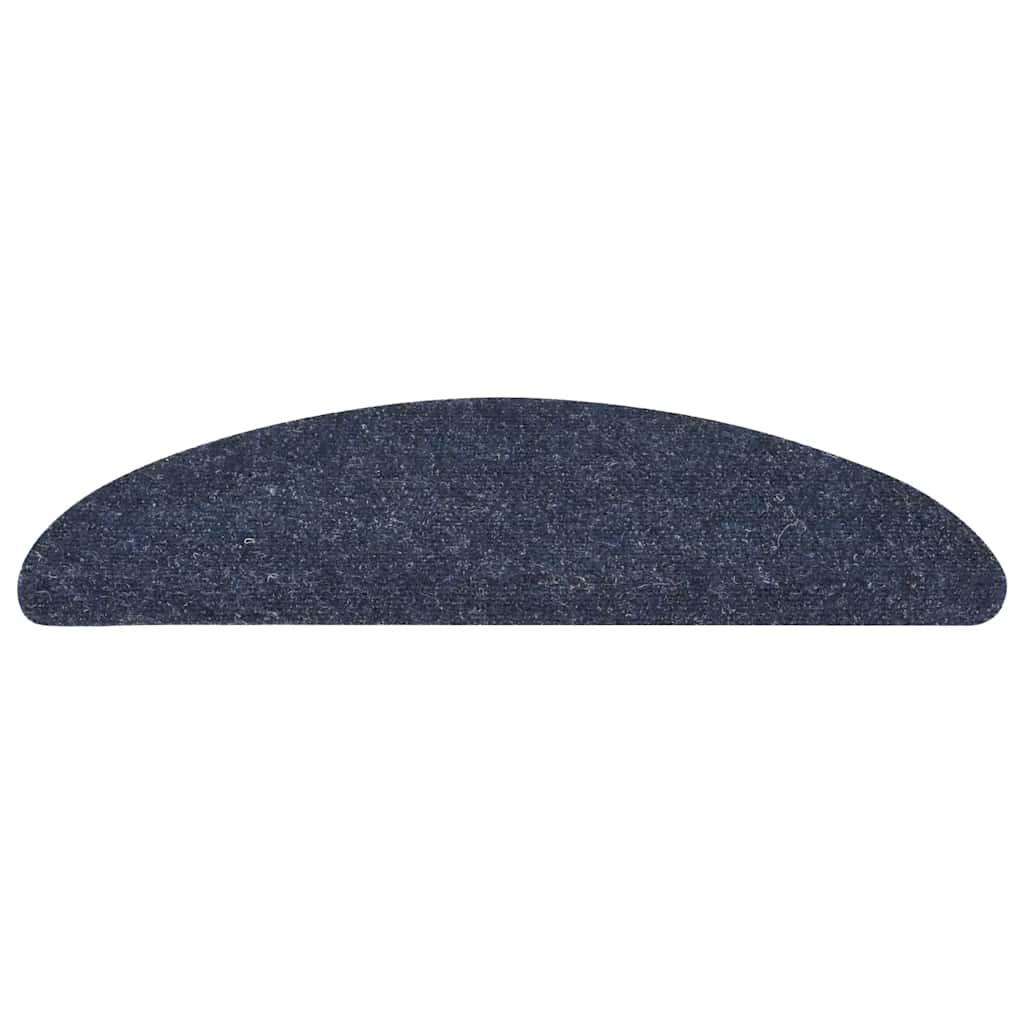 Trapmatten Zelfklevend 5 stuks 56x17x3 cm Blauw Halfrond is nu te koop bij PeponiXL, paradijselijk wonen!