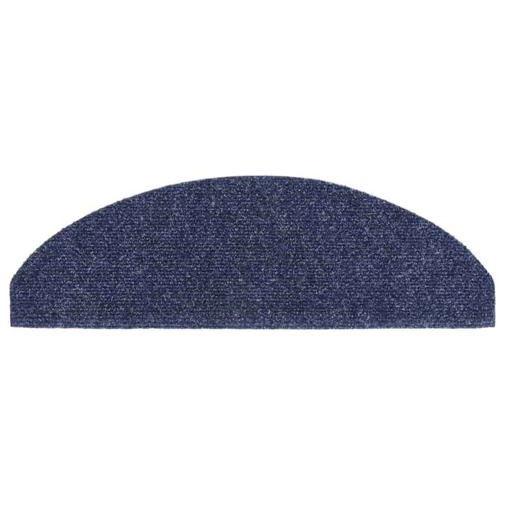 Trapmatten Zelfklevend 10 stuks 65x21x4 cm Blauw Halfrond Groot is nu te koop bij PeponiXL, paradijselijk wonen!