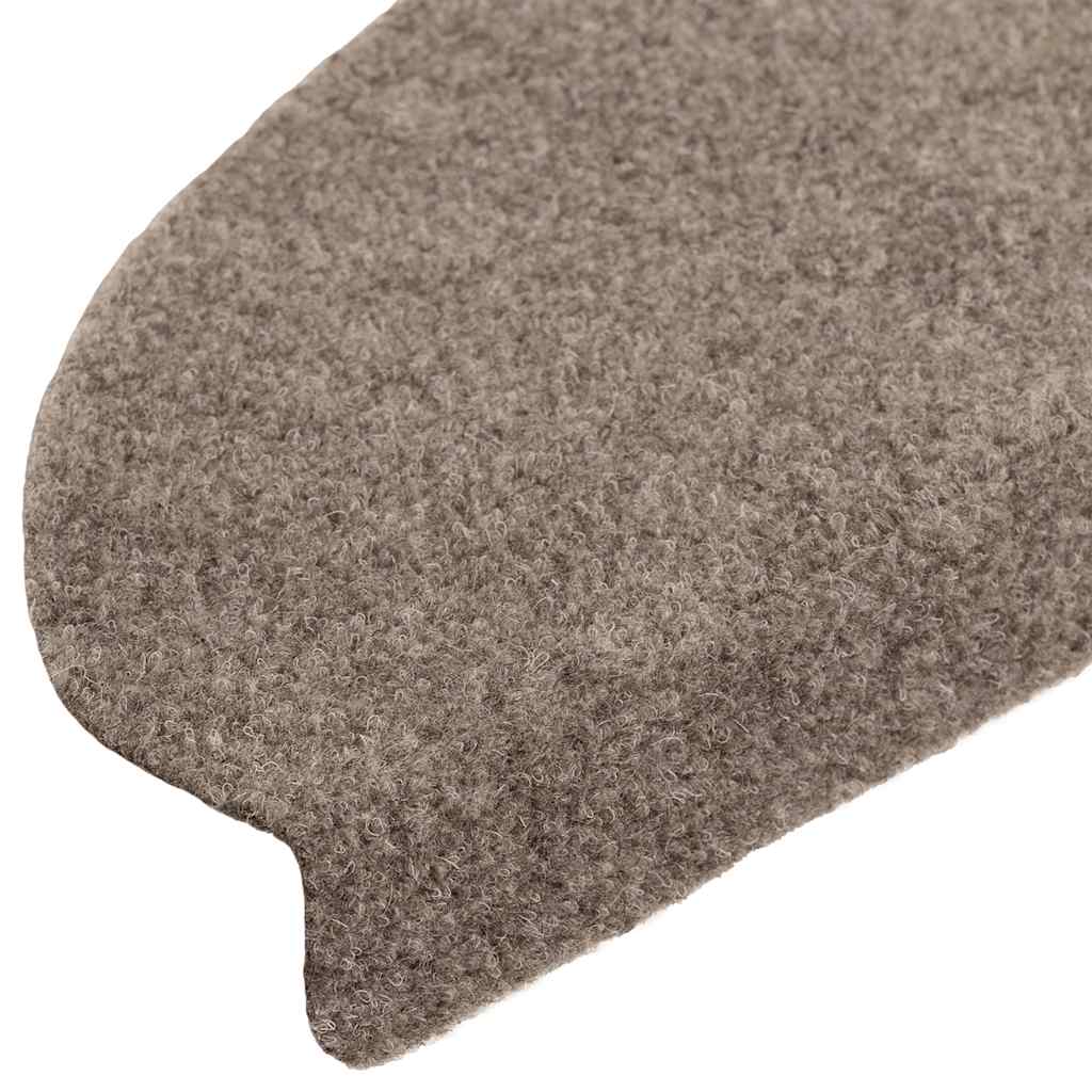 Trapmatten Zelfklevend 10 st 65x21x4 cm Beige Halfrond Groot