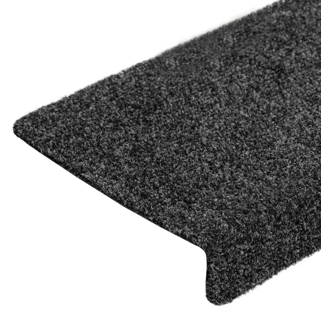 Trapmatten Zelfklevend 5 stuks 65x21x4 cm donkergrijs Rechthoekige Rand is nu te koop bij PeponiXL, paradijselijk wonen!