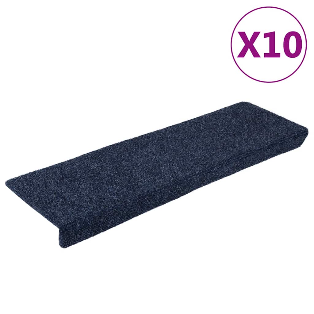 Trapmatten Zelfklevend 10 st 65x21x4 cm Antraciet Rechthoekige Rand is nu te koop bij PeponiXL, paradijselijk wonen!