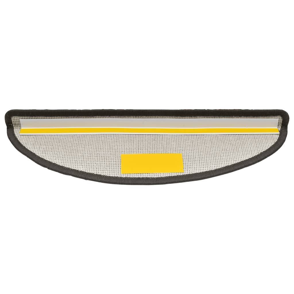 Trapmatten 10 st 56x17x3 cm Donkergrijs Halfrond is nu te koop bij PeponiXL, paradijselijk wonen!