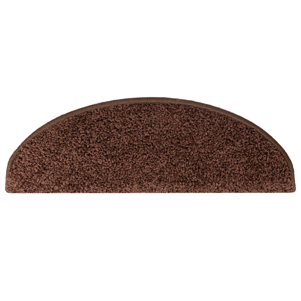 Trapmatten 10 st 65x21x4 cm Bruin Halfrond Groot