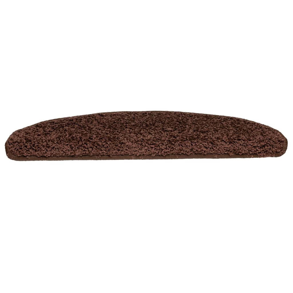 Trapmatten 10 st 65x21x4 cm Bruin Halfrond Groot