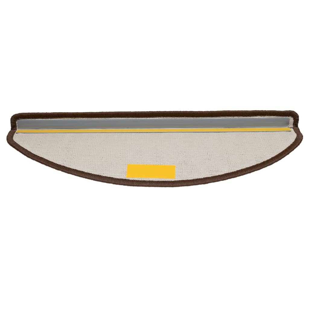 Trapmatten 10 st 65x21x4 cm Bruin Halfrond Groot
