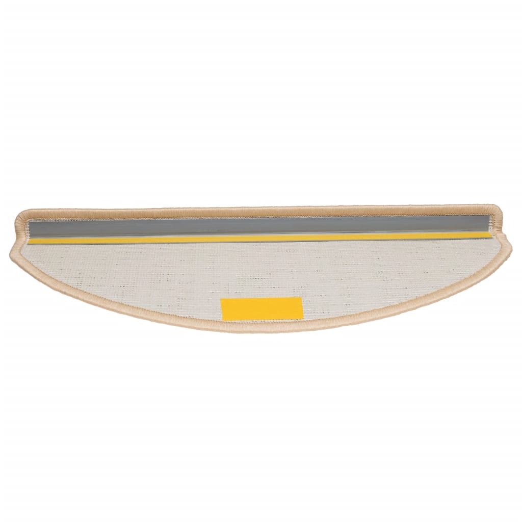 Trapmatten 10 st 65x21x4 cm Crème Halfrond Groot
