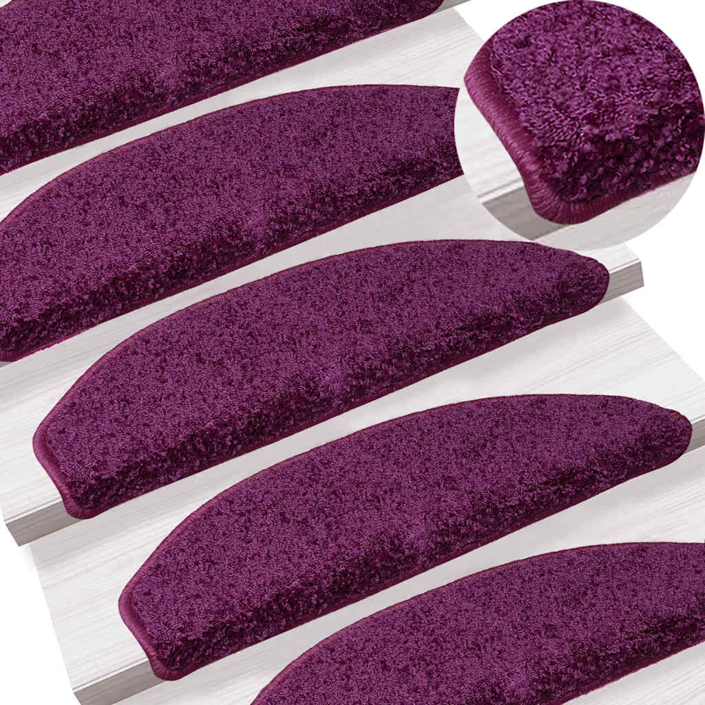 Trapmatten 10 st 65x21x4 cm Violet Halfrond Groot